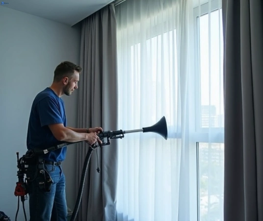 Professional curtain stain removal process equipment Matty Curtain Cleaning five-dock-nsw